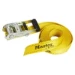 MasterLock Spanband met klem geel 6m x 35 mm