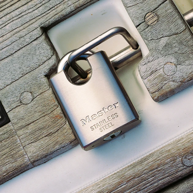 MasterLock Hangslot 50mm met verzonken beugel zilver