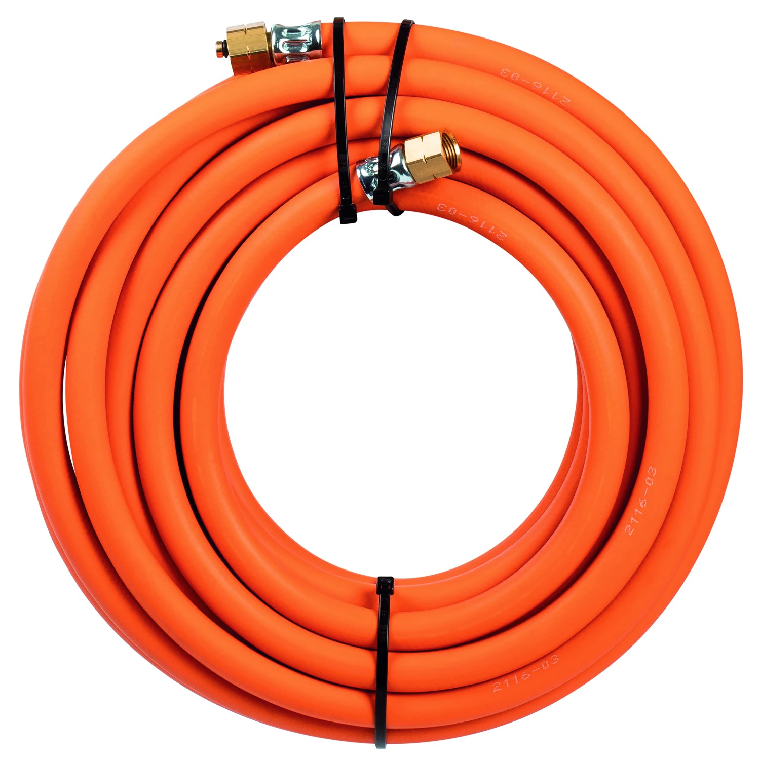 Sievert 10m tuyau Ø6,3mm 1 fix, 1 pivotant 3/8"G
