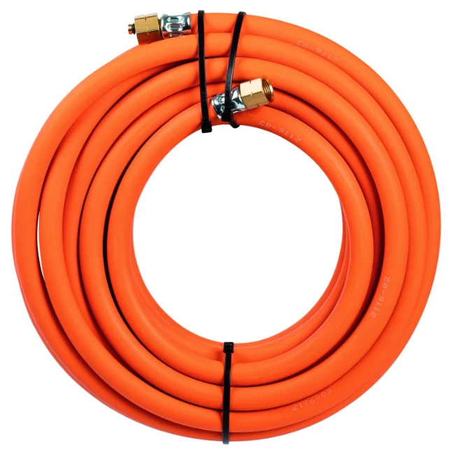 Sievert Slang 10m O6,3mm 3/8" LH 1x vast 1x draaibaar