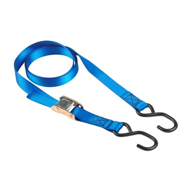 MasterLock Spanband met S-haak en gesp blauw 5,0m x 35 mm (set van 4)