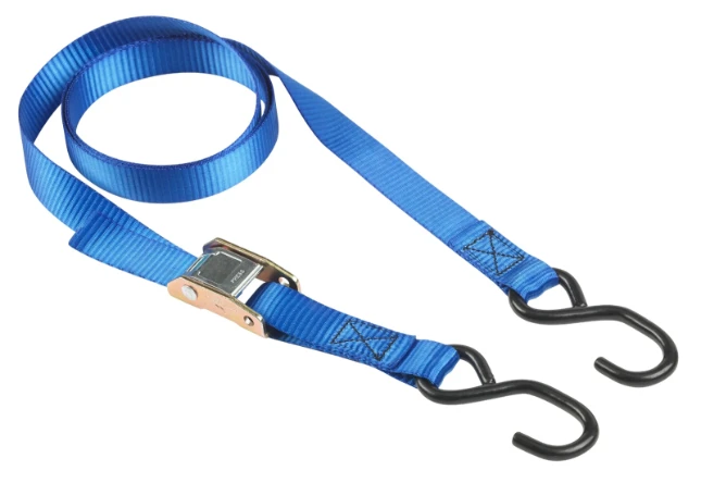 MasterLock Spanband met S-haak en gesp blauw 2,5m x 35 mm