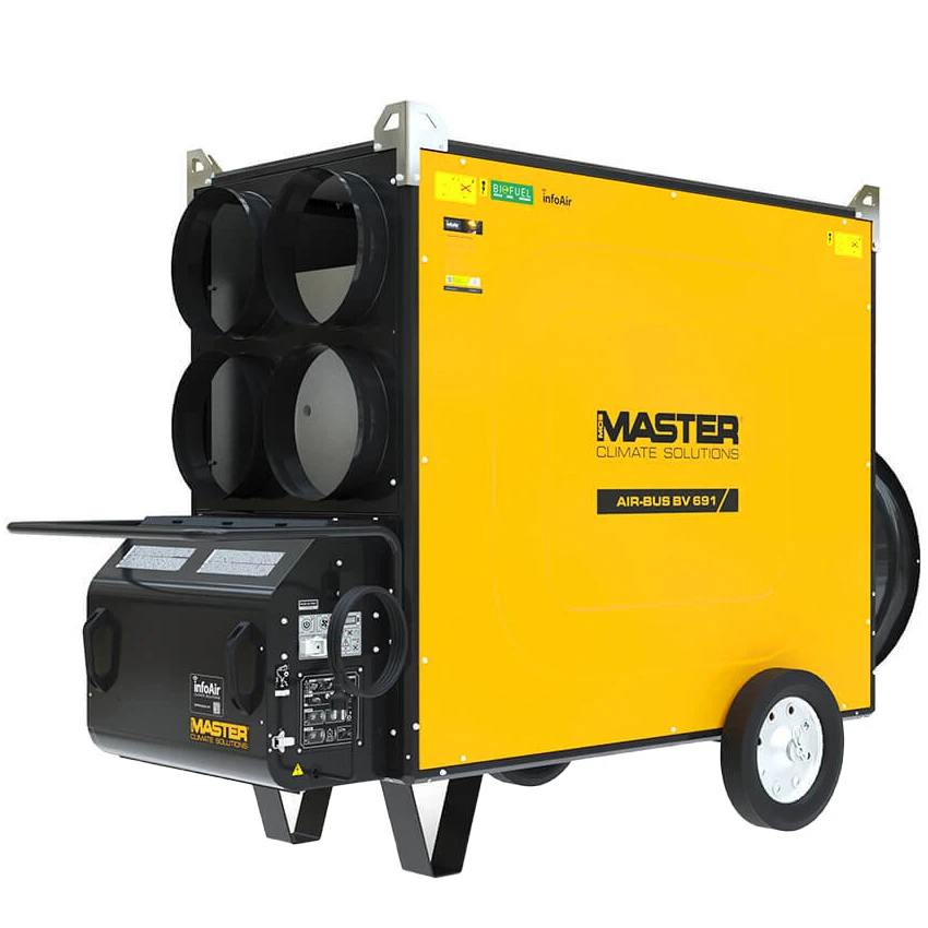 Master Indirecte Diesel Heater BV 691 S 225kW 4-wegs