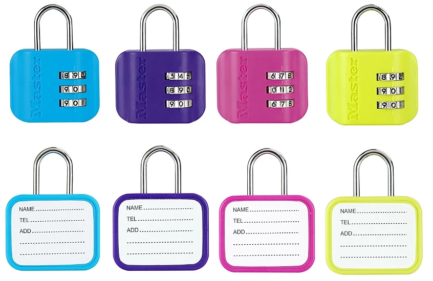 MasterLock Hangslot met cijferslot en adreslabel