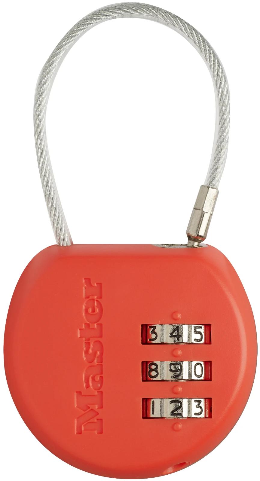 MasterLock Cijferslot met kabel en adreslabel