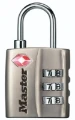 MasterLock TSA hangslot - 4680EURD - 30mm nikkel