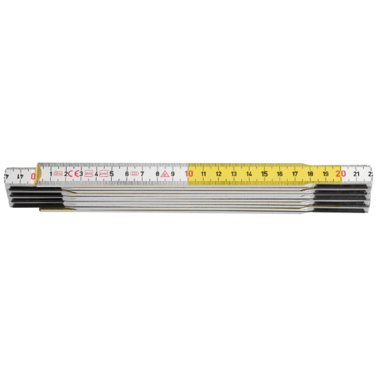 Hultafors Duimstok T59 2m wit/geel - 10-delig