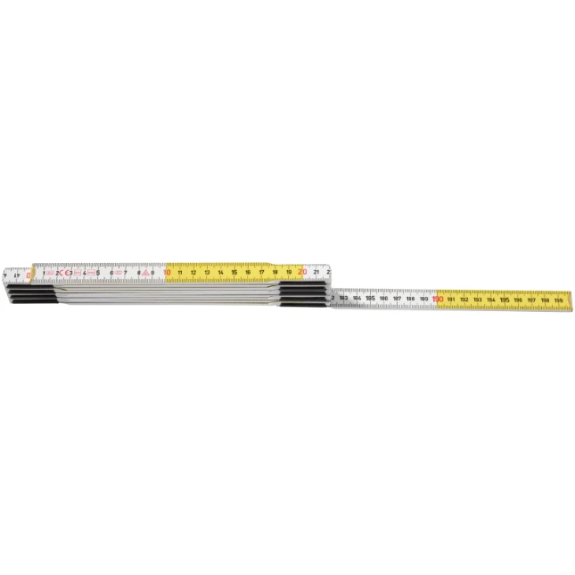 Hultafors Duimstok T59 2m wit/geel - 10-delig