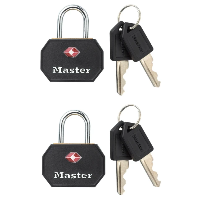 MasterLock Bagegehangslot 32mm zwart (2 stuks)