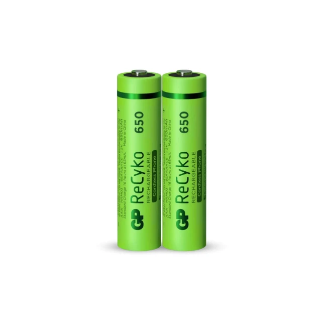 GP Oplaadbare AAA batterijen 650mAh ReCyko (2 stuks)