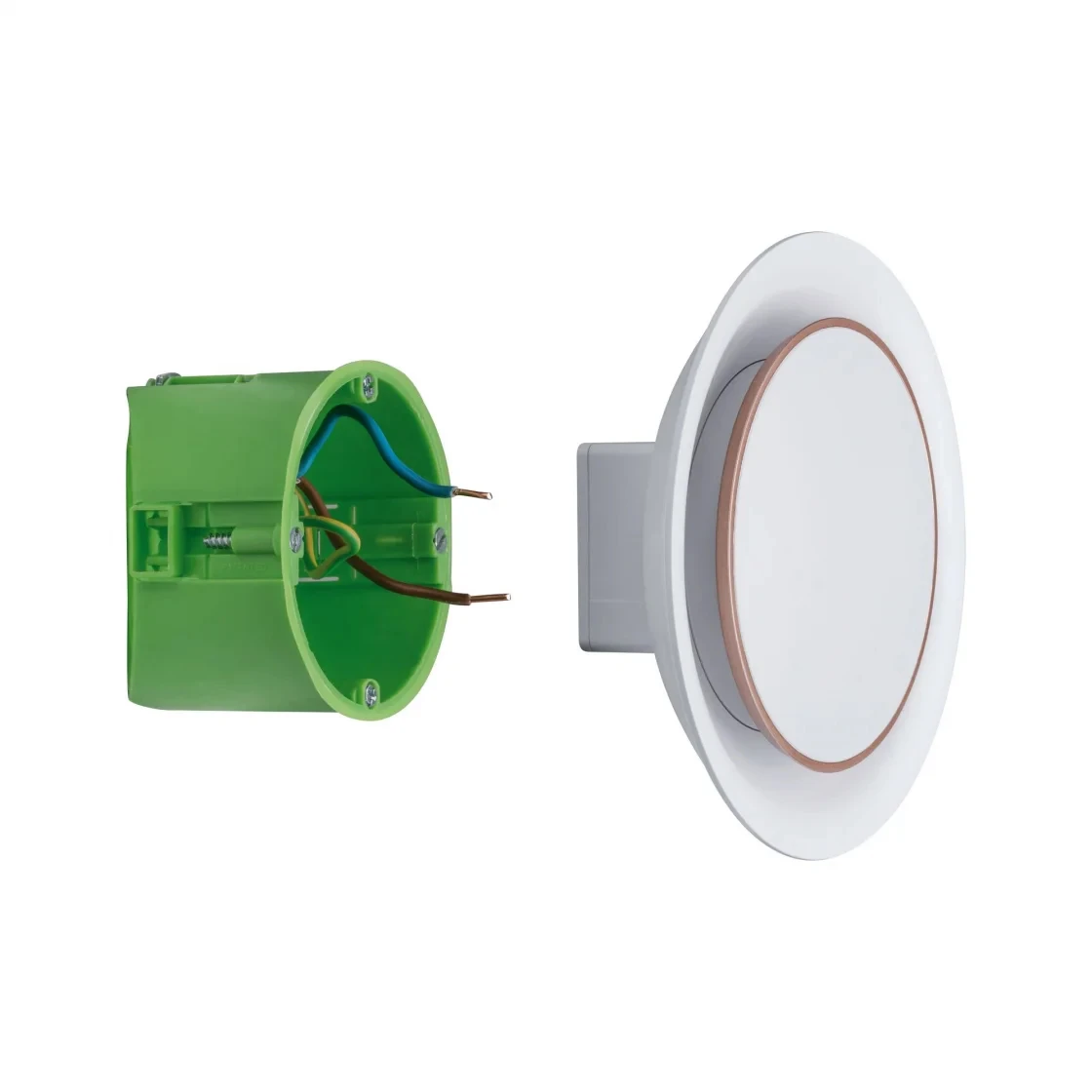 Paulmann Neordic LED-wandinbouwlamp Dekorativ 2W wit mat
