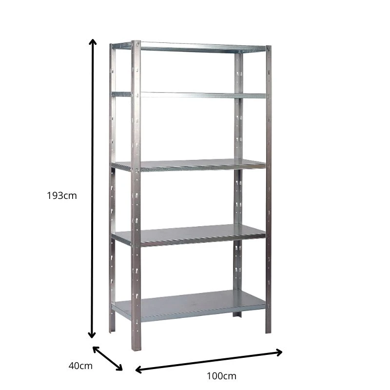 ERRO Stellingkast Clicker 100 metaal - 5 legborden