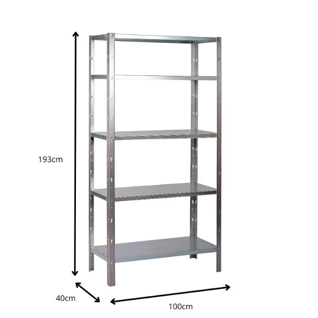 ERRO Stellingkast Clicker 100 metaal - 5 legborden