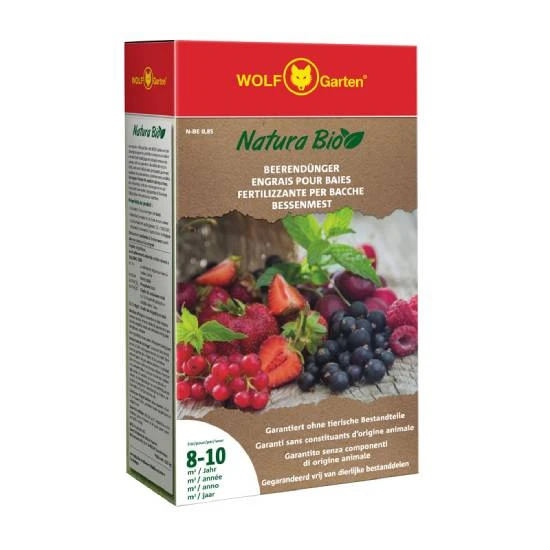 WOLF-Garten Natura Bio Meststof voor bessenstruiken 850 gram