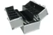 ERRO Aluminium uitklapbare koffer, 4 trays