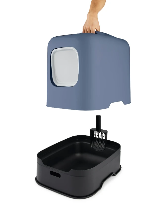 Rotho Kattenbak BIALA blauw