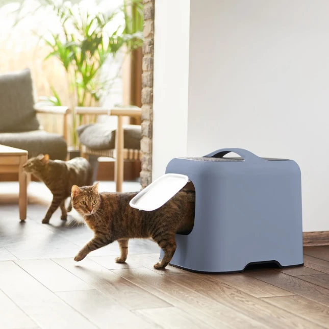 Rotho Kattenbak BIALA blauw