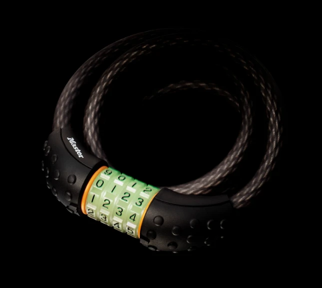 MasterLock Fietsslot met lichtgevend combinatieslot 1,8m x O12mm