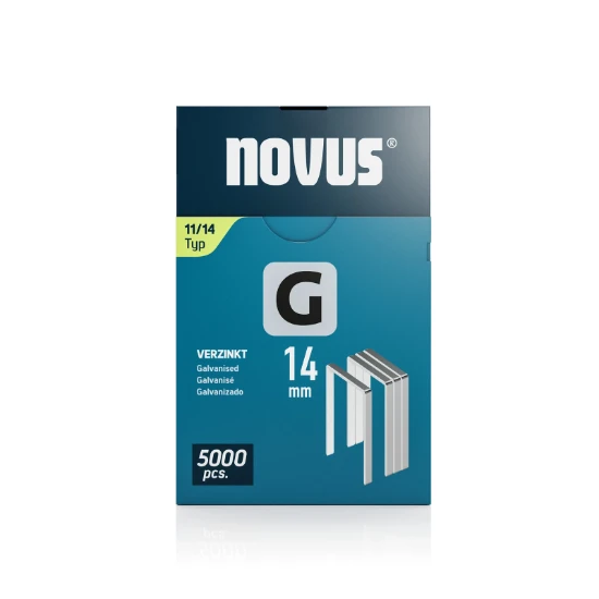 Novus Niet met platte draad G 11/14mm (5.000 stuks)