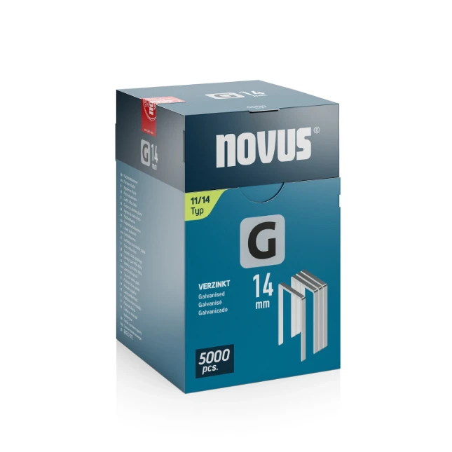 Novus Niet met platte draad G 11/14mm (5.000 stuks)