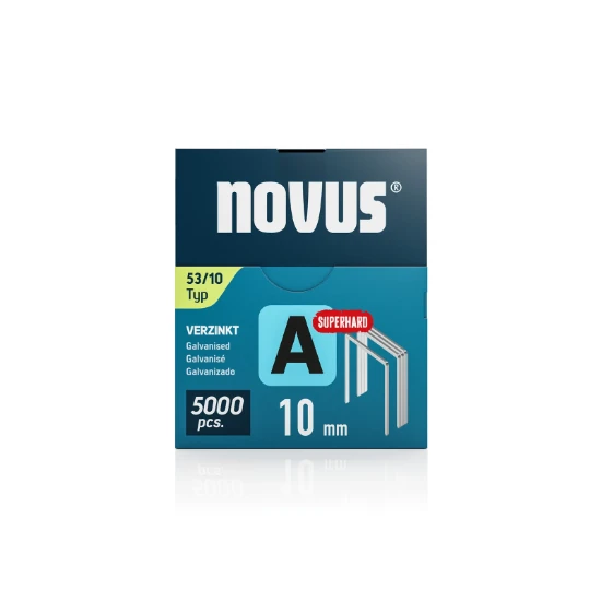 Novus Niet met fijne draad A 53/10mm Superhard (5.000 stuks)