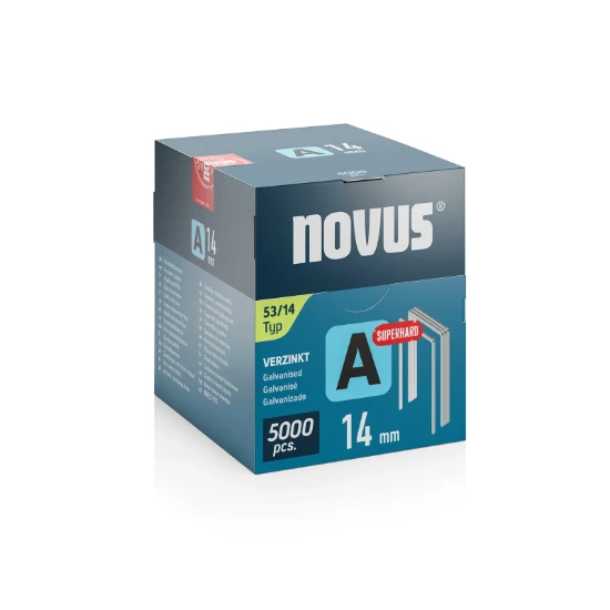 Novus Niet met fijne draad A 53/14mm Superhard (5.000 stuks)