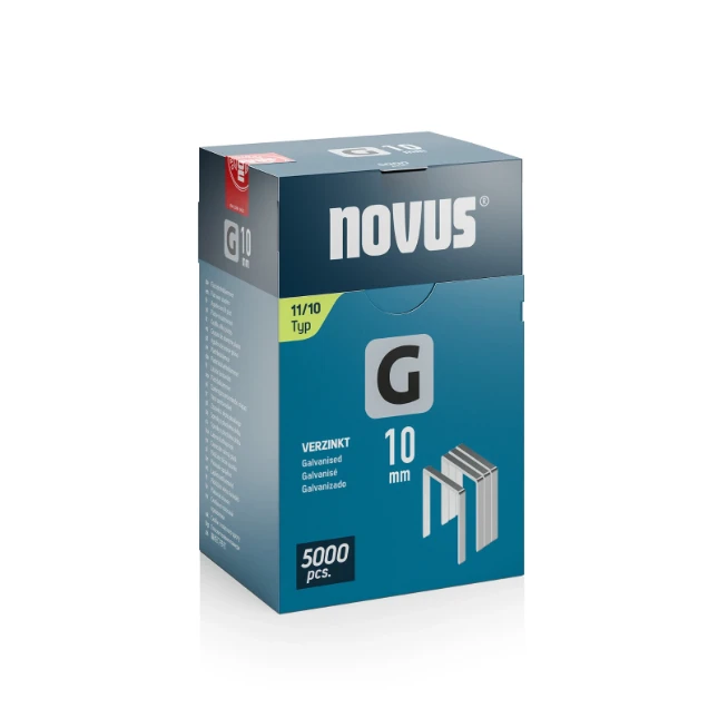 Novus Niet met platte draad G 11/10mm (5.000 stuks)