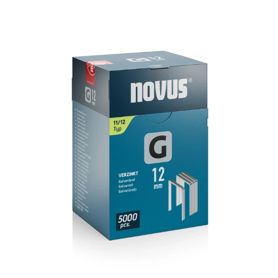 Novus Niet met platte draad G 11/12mm (5.000 stuks)