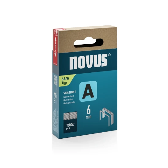 Novus Niet met fijne draad A 53/6mm (1.800 stuks)