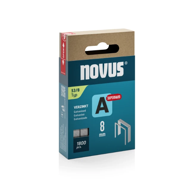 Novus Niet met fijne draad A 53/8mm Superhard (1.800 stuks)