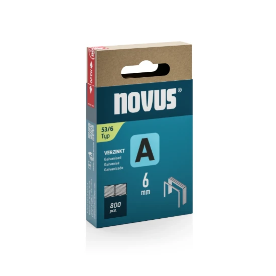 Novus Niet met fijne draad A 53/6mm (800 stuks)