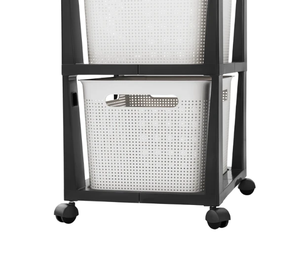 Rotho Brisen Ladekast 3 x 16L met wieltjes - Wit