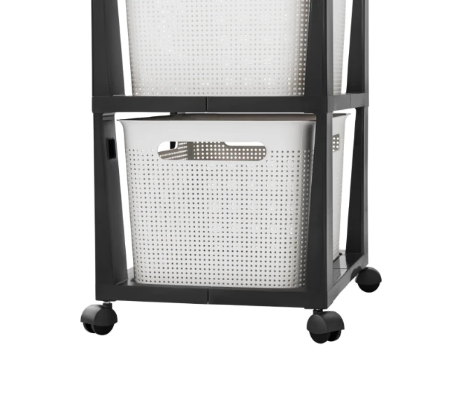 Rotho Brisen Ladekast 3 x 16L met wieltjes - Wit