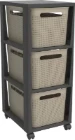 Rotho Brisen Ladekast 3 x 16L met wieltjes - Capp