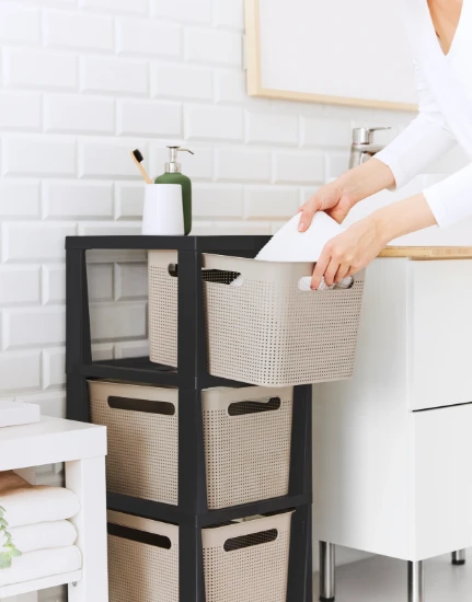 Rotho Brisen Ladekast 3 x 16L met wieltjes - Capp