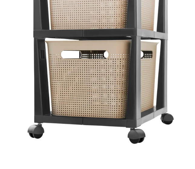 Rotho Brisen Ladekast 3 x 16L met wieltjes - Capp