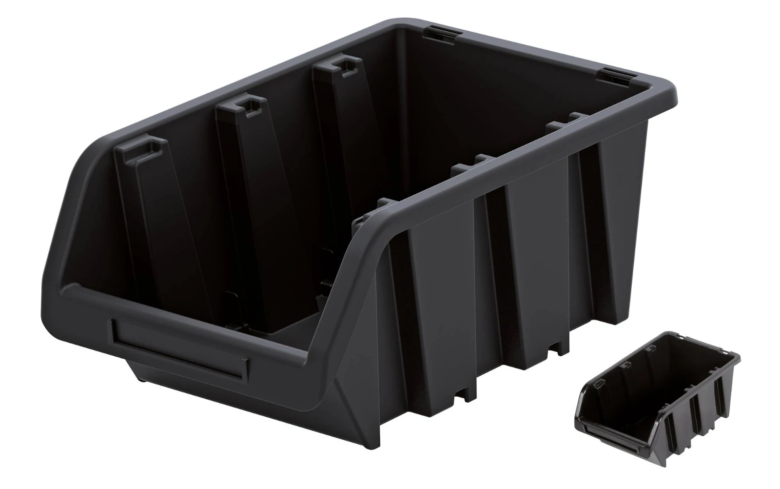 Kistenberg Stapelbak Truck - 115x80x60mm - zwart