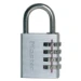 MasterLock Hangslot 40mm aluminium - 4 cijfers