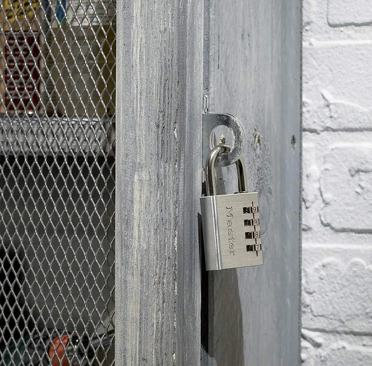 MasterLock Hangslot 40mm aluminium - 4 cijfers
