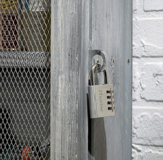 MasterLock Hangslot 40mm aluminium - 4 cijfers