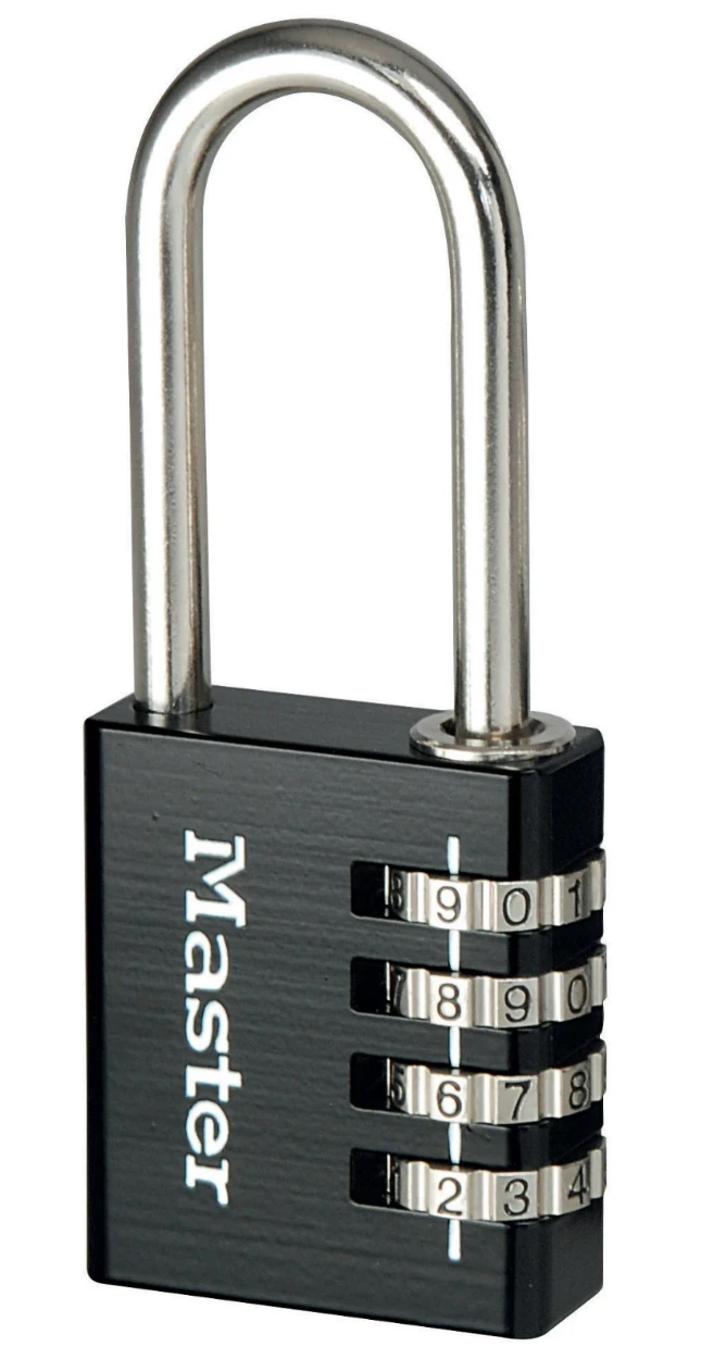 MasterLock Hangslot 40mm zwart - 4 cijfers beugel 51mm