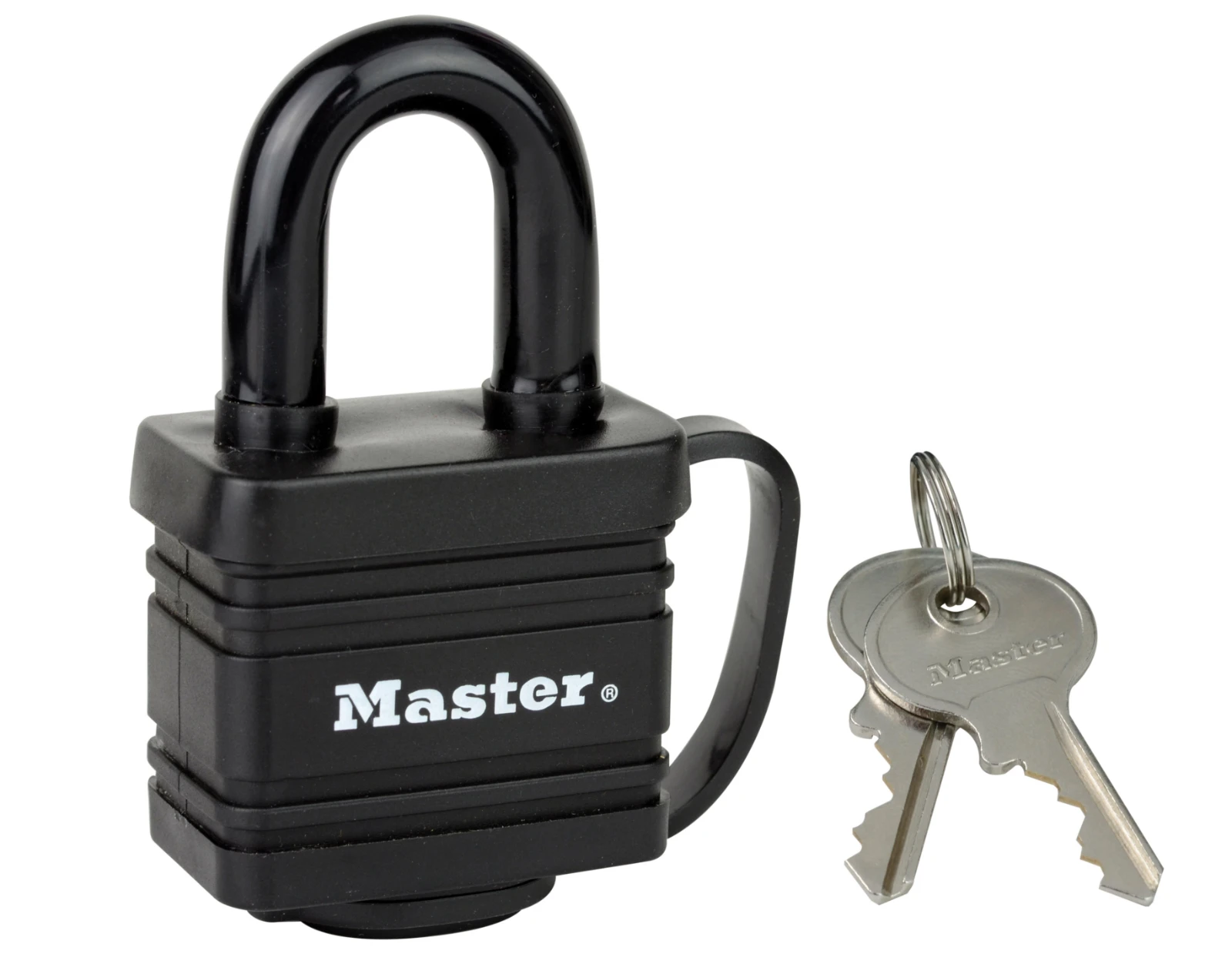 MasterLock Hangslot 40mm gelamineerd staal - zwart