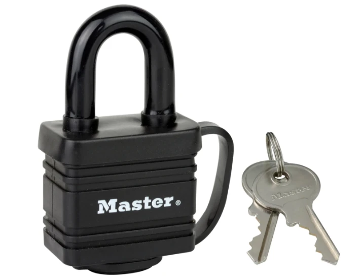 MasterLock Hangslot 40mm gelamineerd staal - zwart