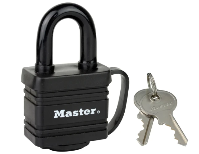 MasterLock Hangslot 40mm gelamineerd staal - zwart