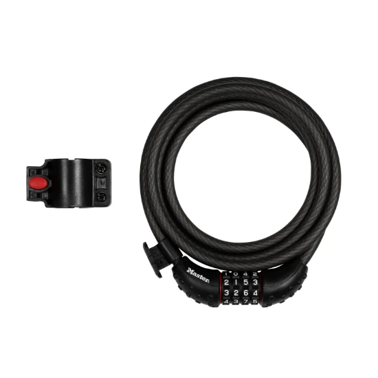 MasterLock Fietsslot met 4-cijferig combinatieslot 1,8m x O10mm