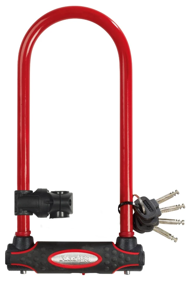 MasterLock U-Slot, 210x110mm, O13mm, rood