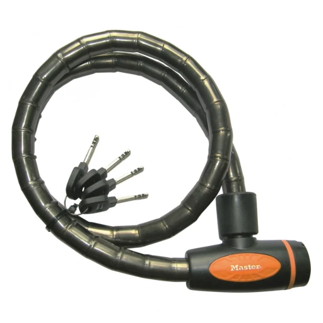 MasterLock Kabelslot gewapend staal 1,0m met vinyl coating