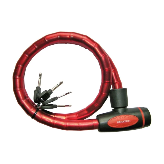 MasterLock Kabelslot gewapend staal 1,0m met vinyl coating