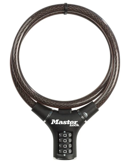 MasterLock Kabelslot met combinatieslot 0,9m x O12mm zwart