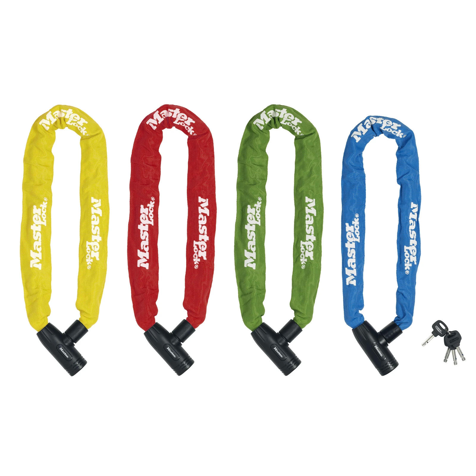 MasterLock Kettingslot 0,9m 40/O8mm - diverse kleuren